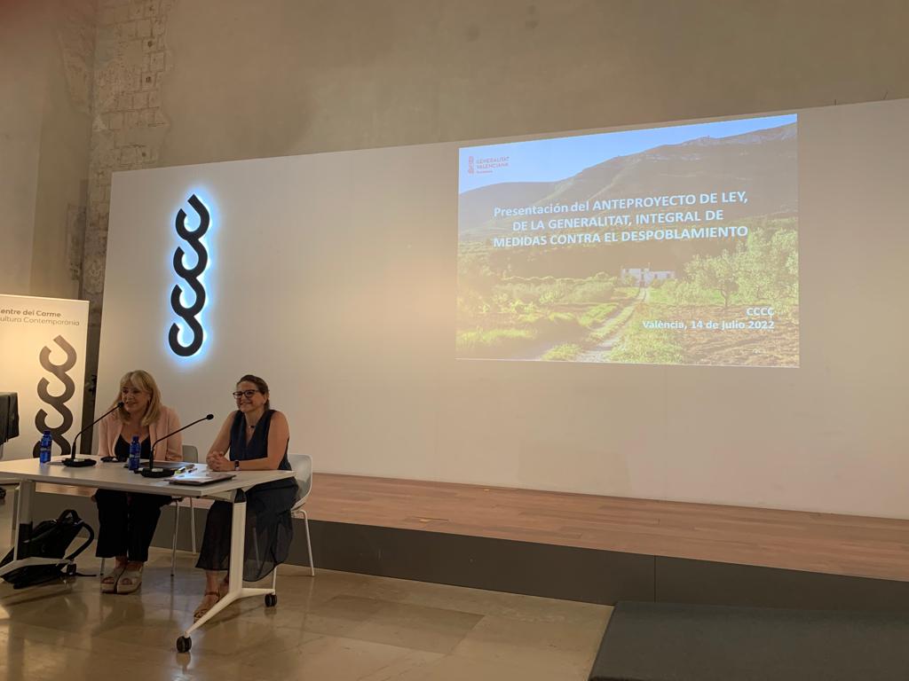 Presentación del Anteproyecto de Ley Valenciana Integral de Medidas contra el Despoblamiento – 14/07/2022
